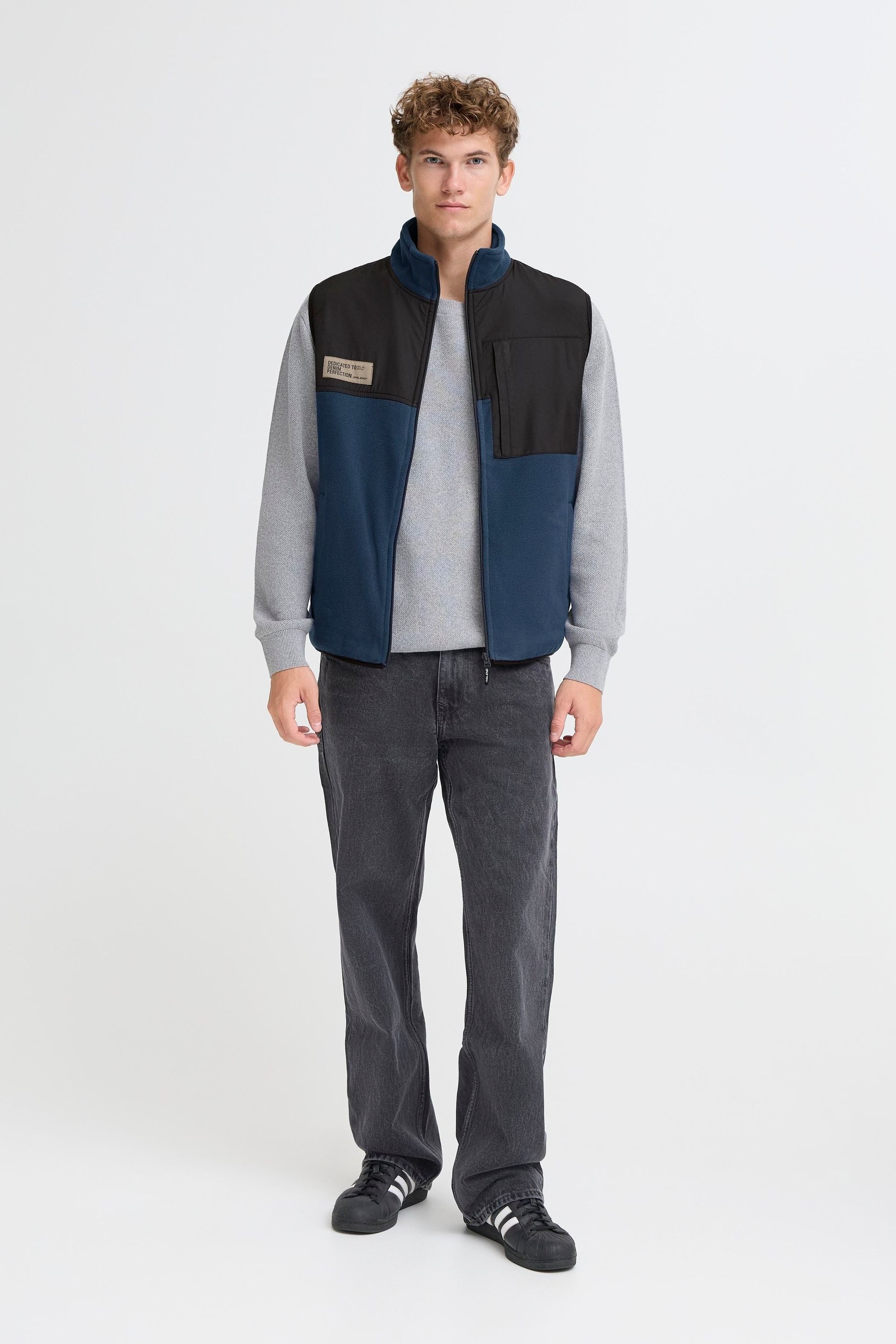 Blend Fleeceweste BHMasis Gemütliche Fleeceweste mit Stehkragen