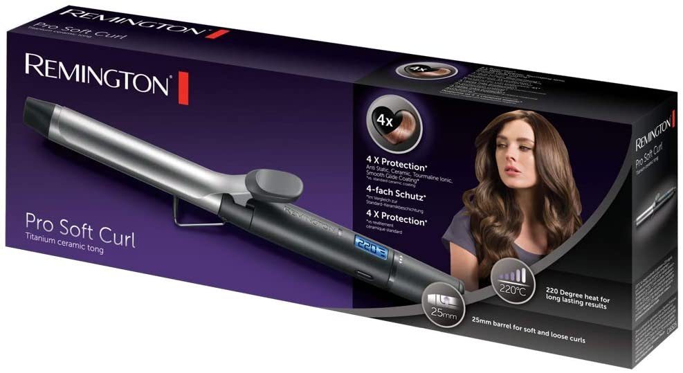 Remington Lockenstab Pro Soft Curl Ci6525 25mm antistatisch Keramik Turmalin schwarz