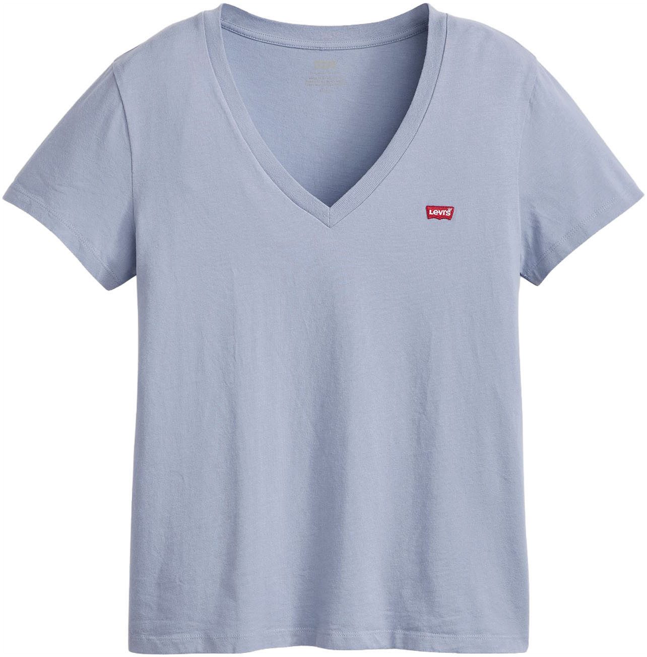 Levi's® V-Shirt Perfect Tee mit kleinem Batwing- Logo günstig online kaufen