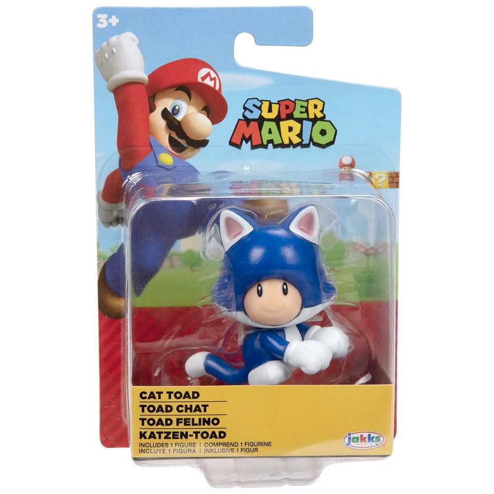Super Mario Spielfigur Nintendo Super Mario Figur Cat Toad, 6,5 cm