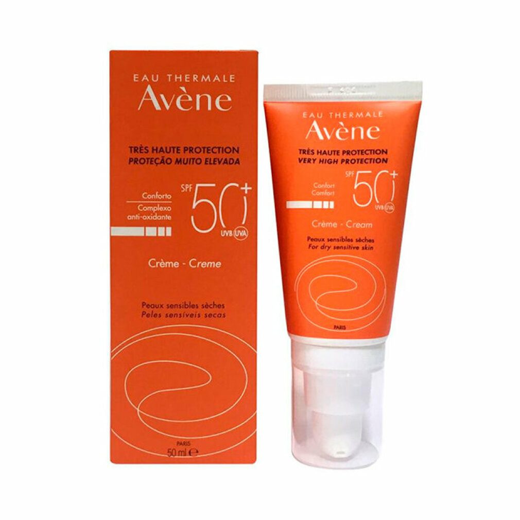 Sonnenschutzcreme Avéne Gesichtscreme SPF50+ Trockene Empfindliche Haut 50ml