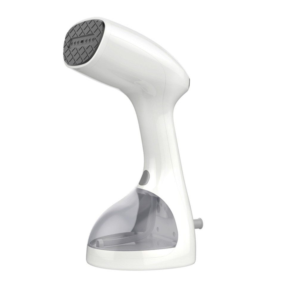 ZMH Dampfbürste 1500W Weiß Dampfglätter kompakter Handsteamer für alle Stoffe & Reisen, 1500 W, 20 s Aufheizung – schonend zu Seide & Wolle