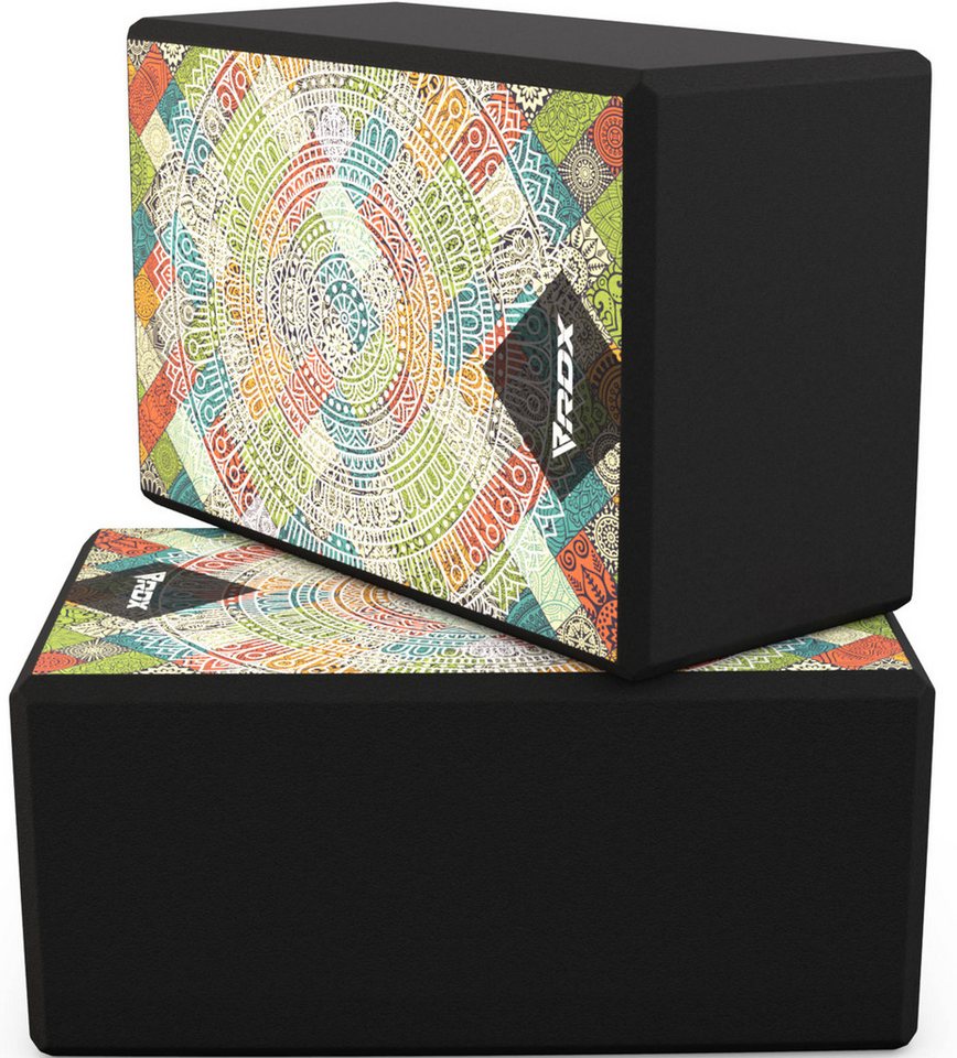 RDX Sports Yogablock RDX Yoga Block, rutschfest, hochdichter EVA-Schaum