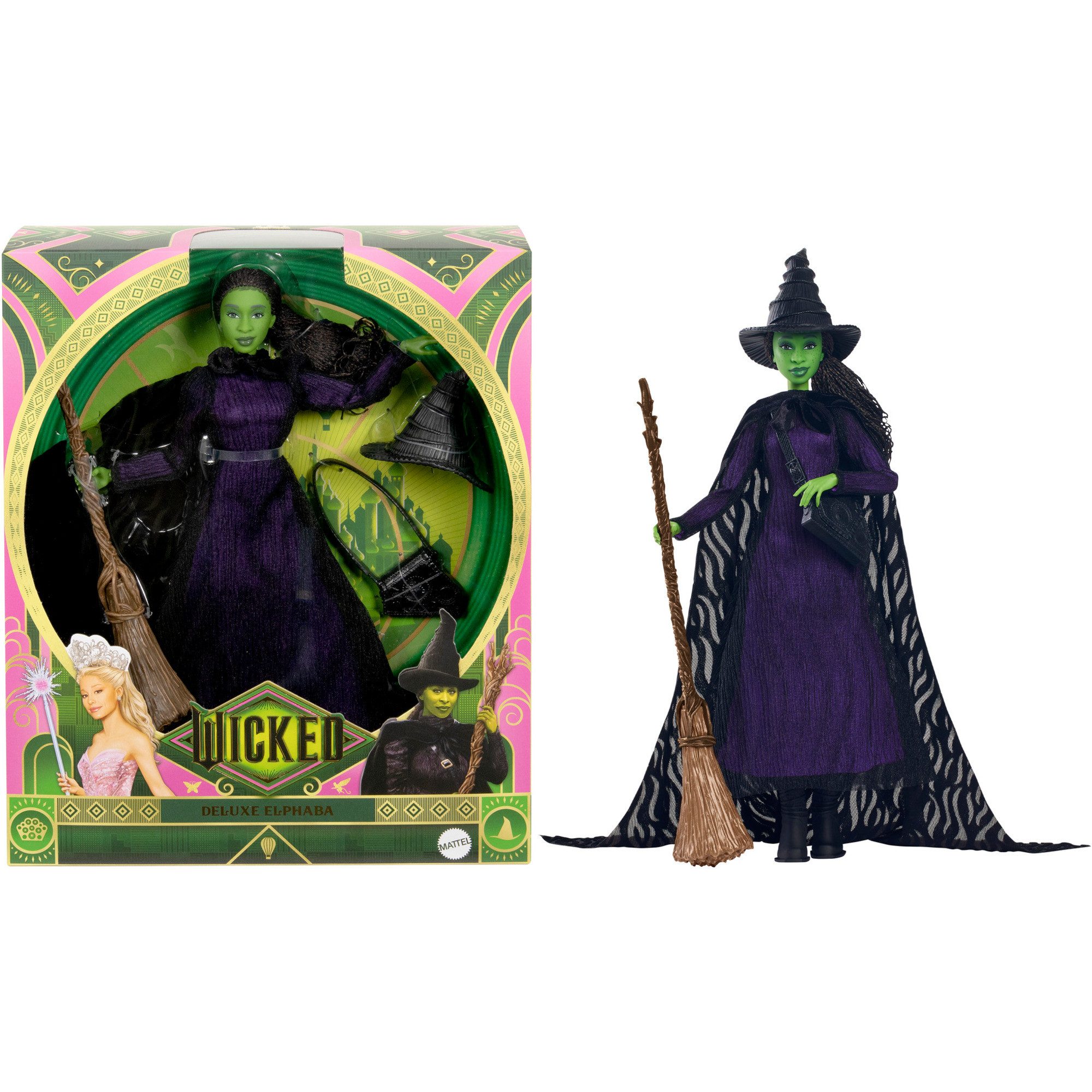 Wicked Babypuppe Mattel Wicked Elphaba Deluxe-Modepuppe, Puppe