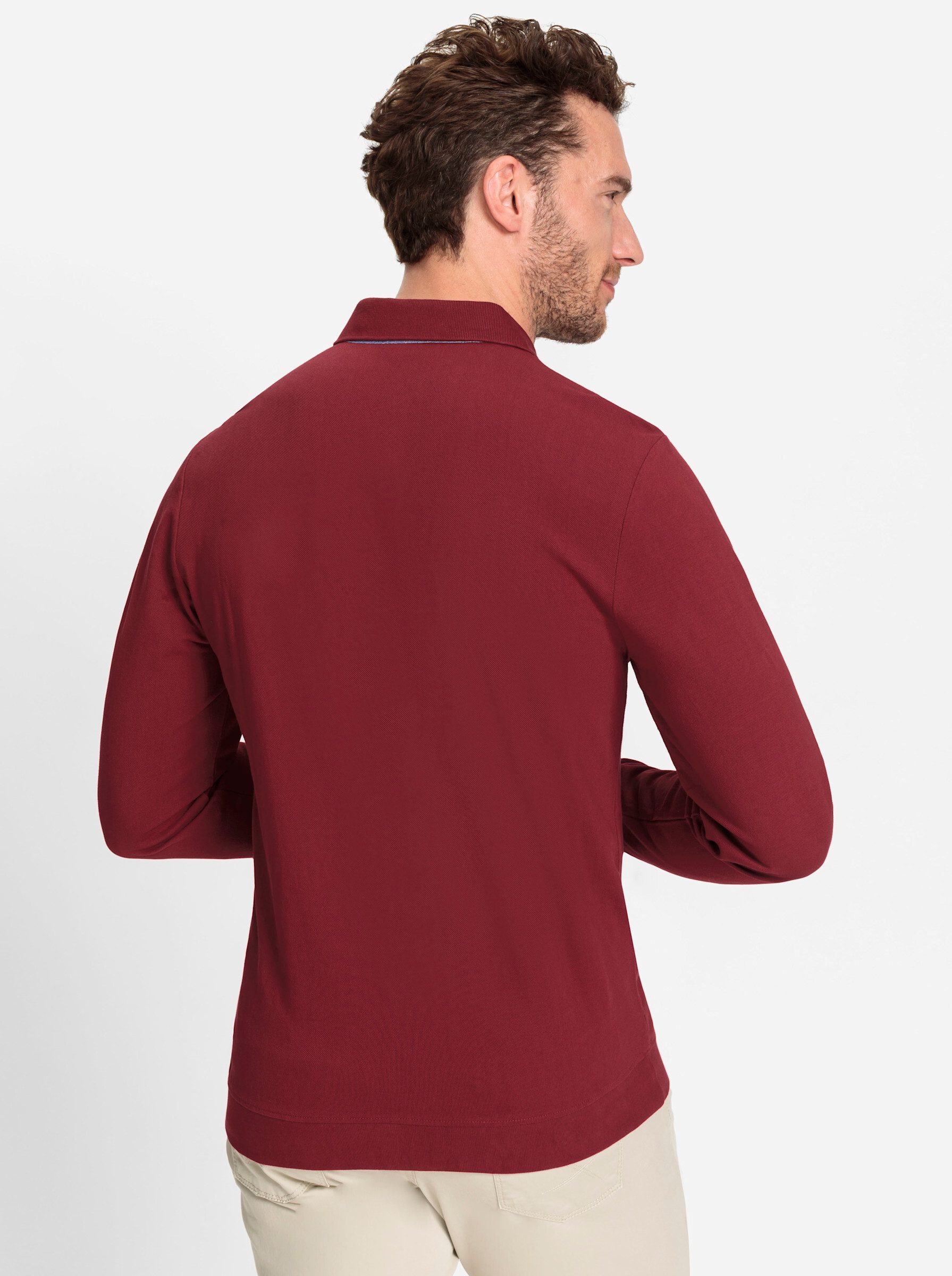Marco Donati Poloshirt "Langarm-Poloshirt", (1 tlg.) günstig online kaufen