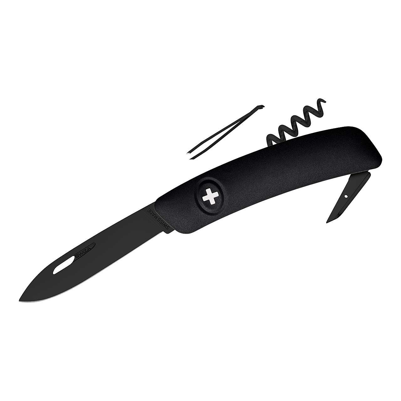 Taschenmesser Herbertz SWIZA Taschenmesser D01 ALLBLACK 690112