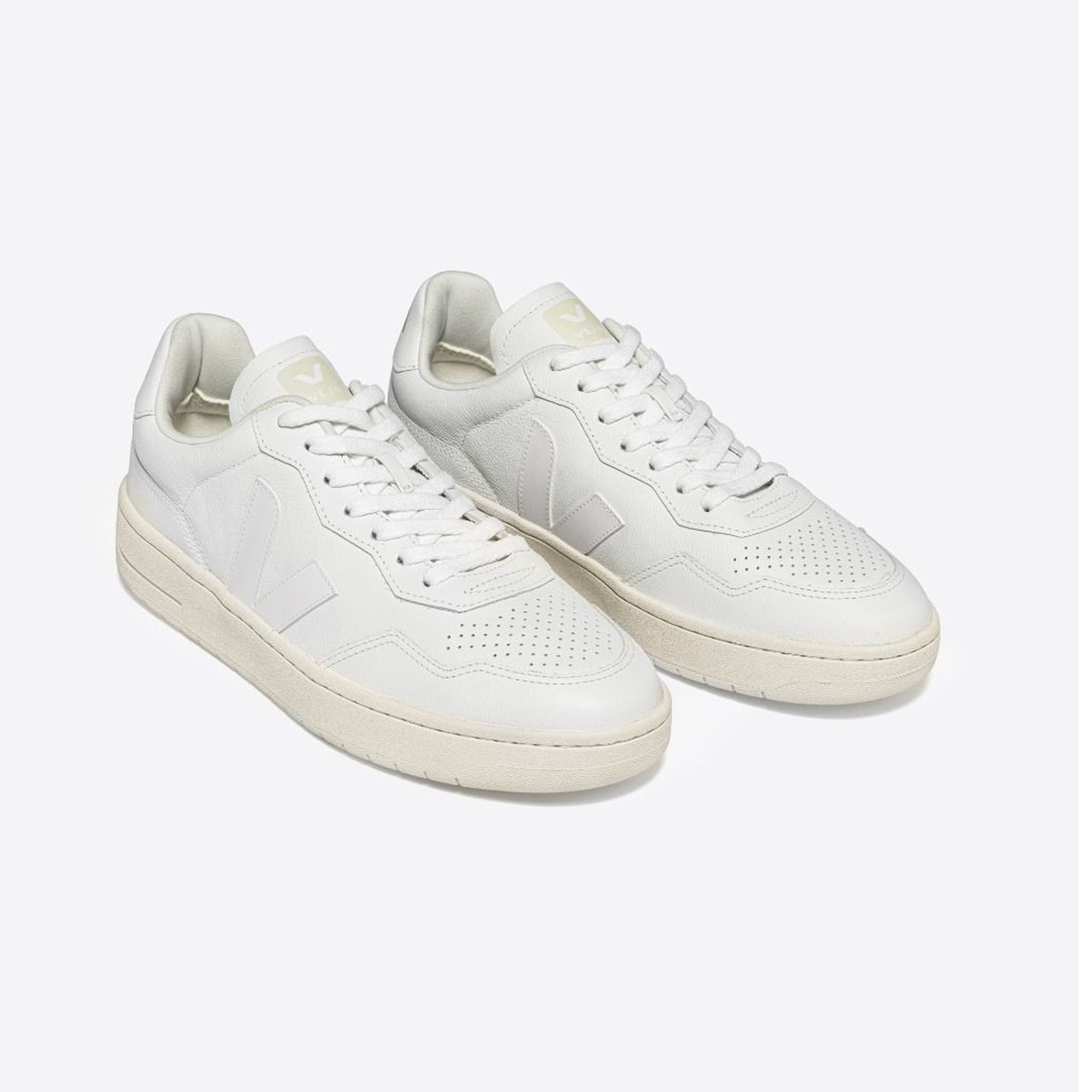 VEJA V-90 Leather, weiß Sneaker günstig online kaufen