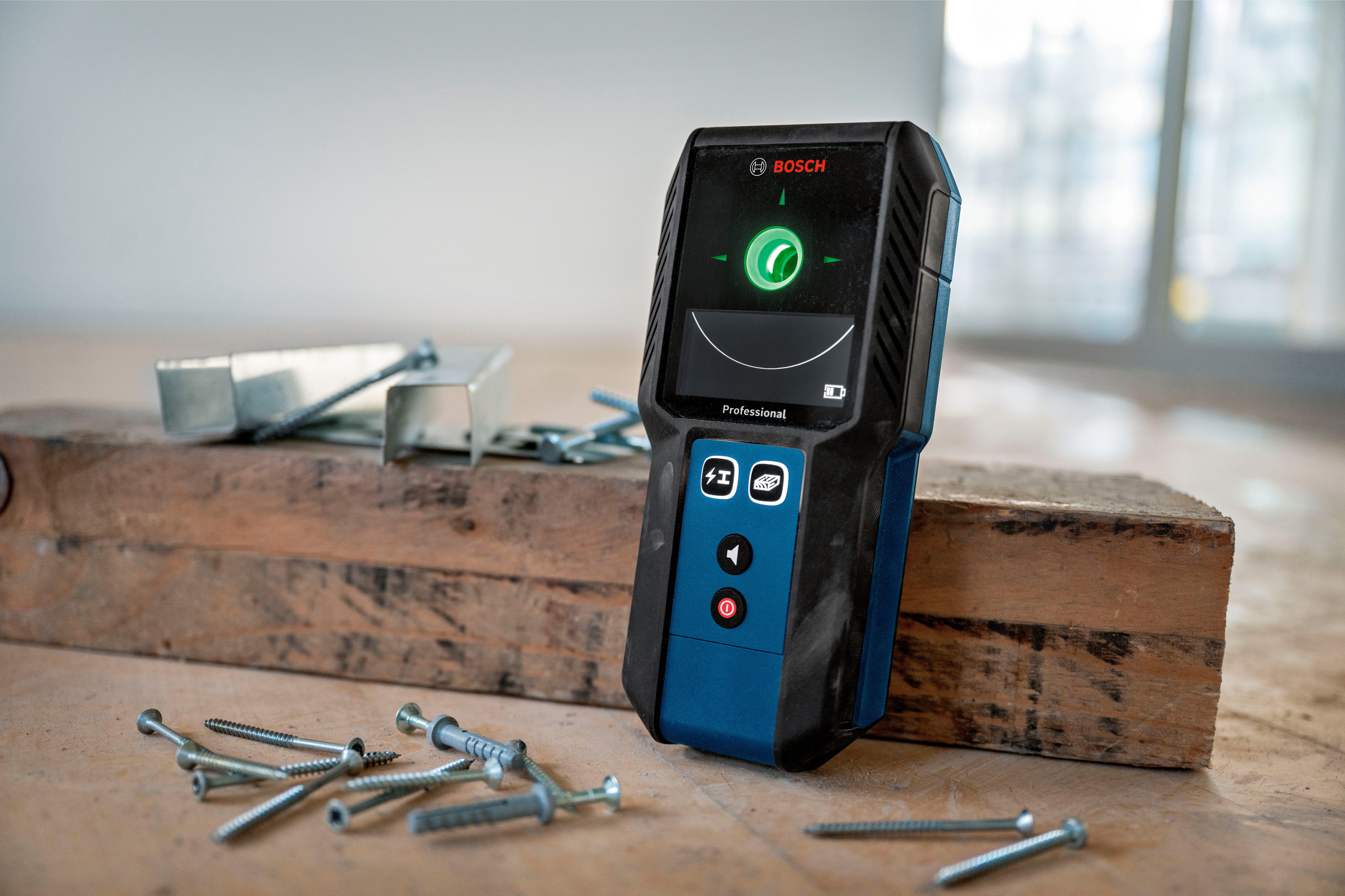 Bosch Professional Leitungsortungsgerät »GMS 120-27«, mit Tasche, 2 x 1,5 V LR6-Batterie (AA) – Bild 3 von 5