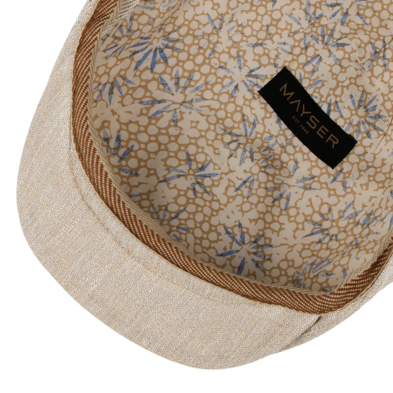 Mayser Flat Cap (1-St) Schirmmütze mit Schirm, Made in the EU