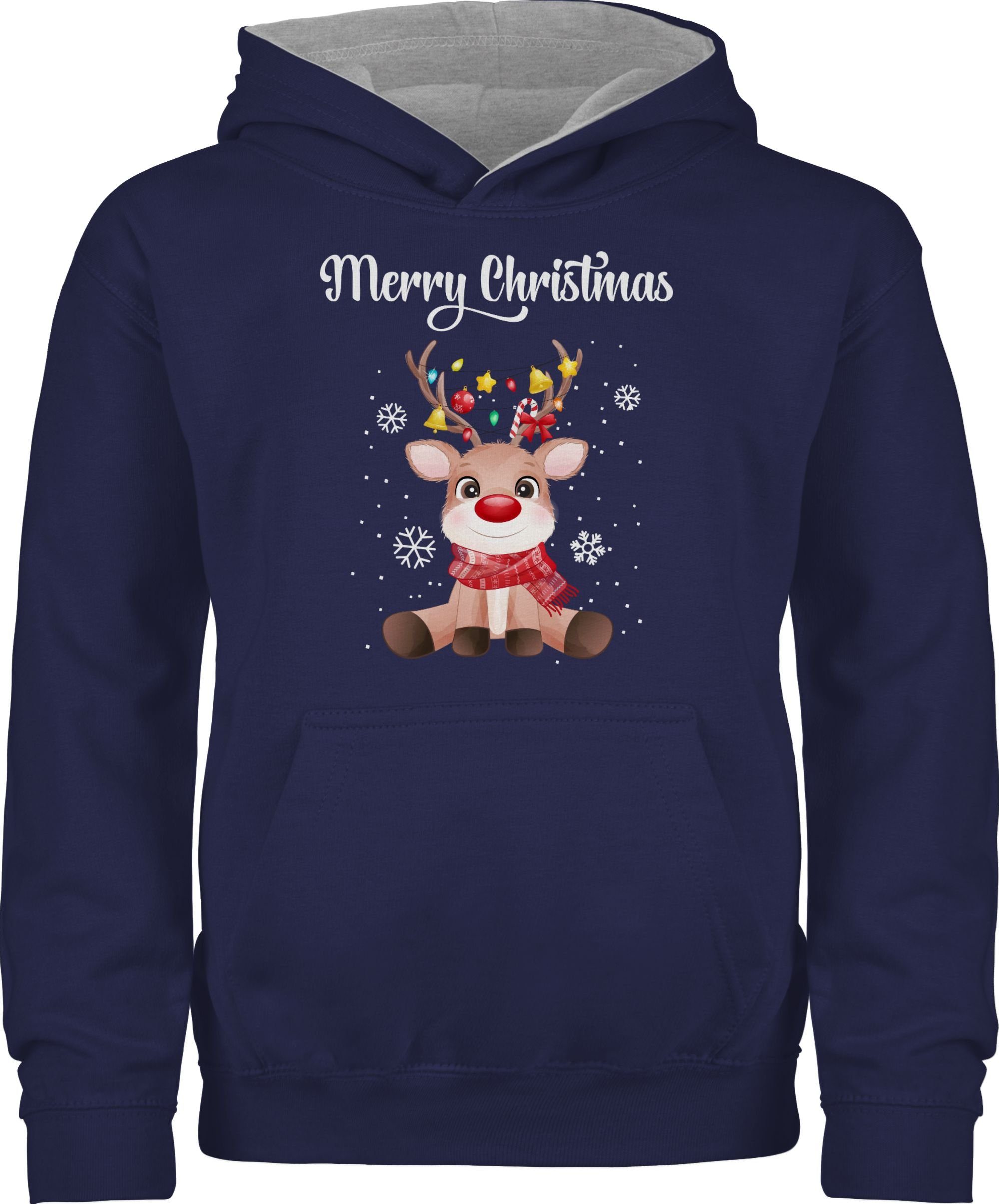 2 Navy Blau/Grau meliert