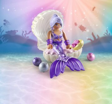 Playmobil® Konstruktions-Spielset Meerjungfrau mit Perlmuschel (71502), Princess Magic, (20 St), Made in Europe