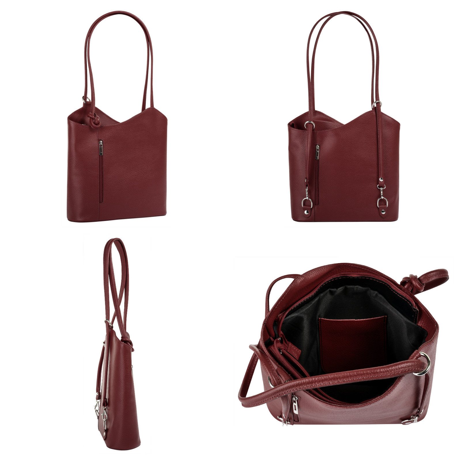 Cluty Cityrucksack, echt Leder, Made in günstig online kaufen