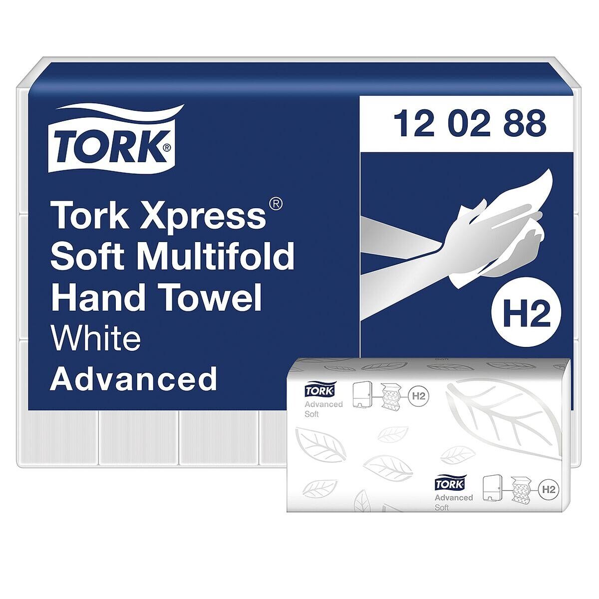 2-lagig, cm, Advanced, 21x34 I-Falzung, Blatt mit TAD-Hybrid TORK Papierhandtuch 2856