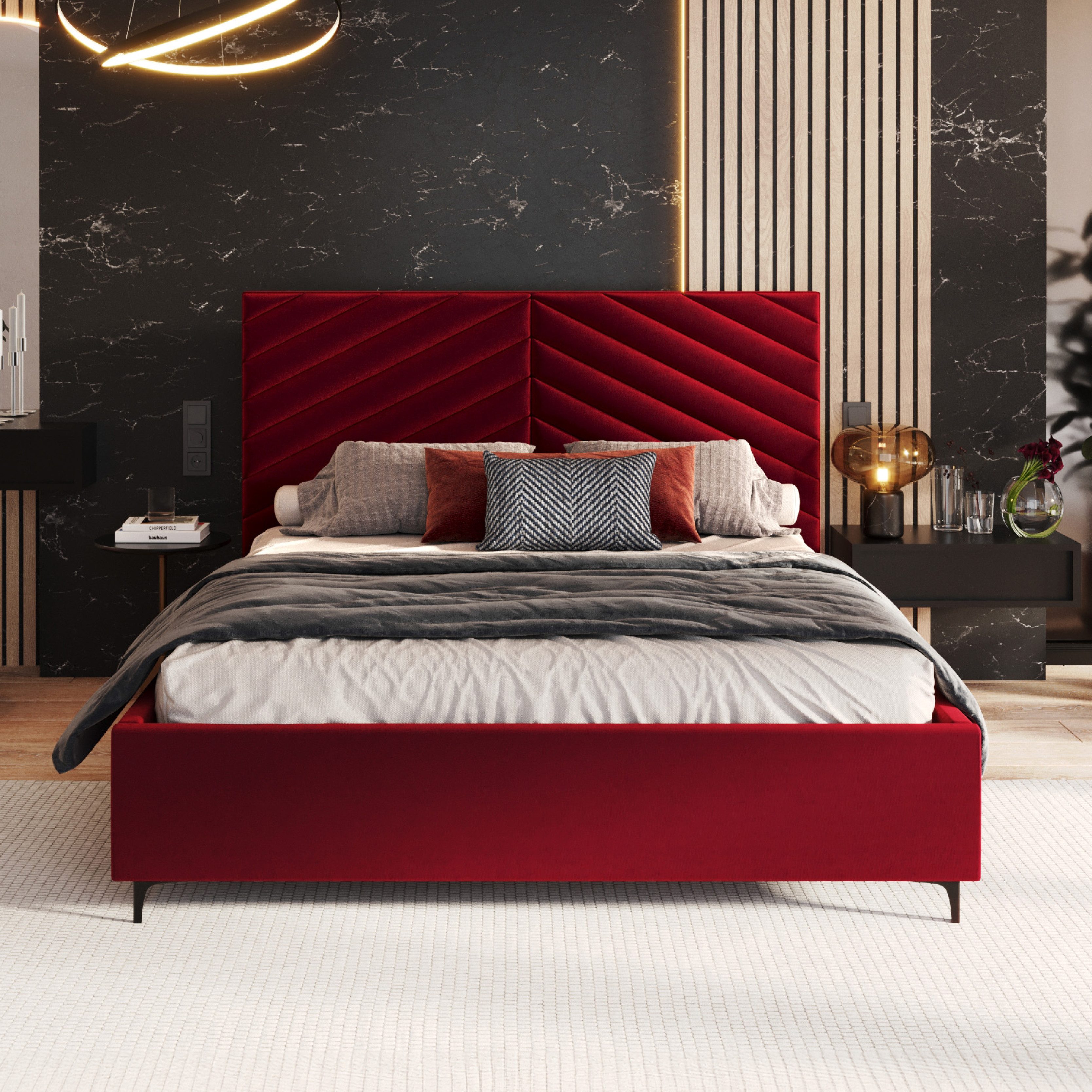 FDM Polsterbett Polsterbett MISTERO 90x200, 120x200, 140x200, 160x200, 180x günstig online kaufen