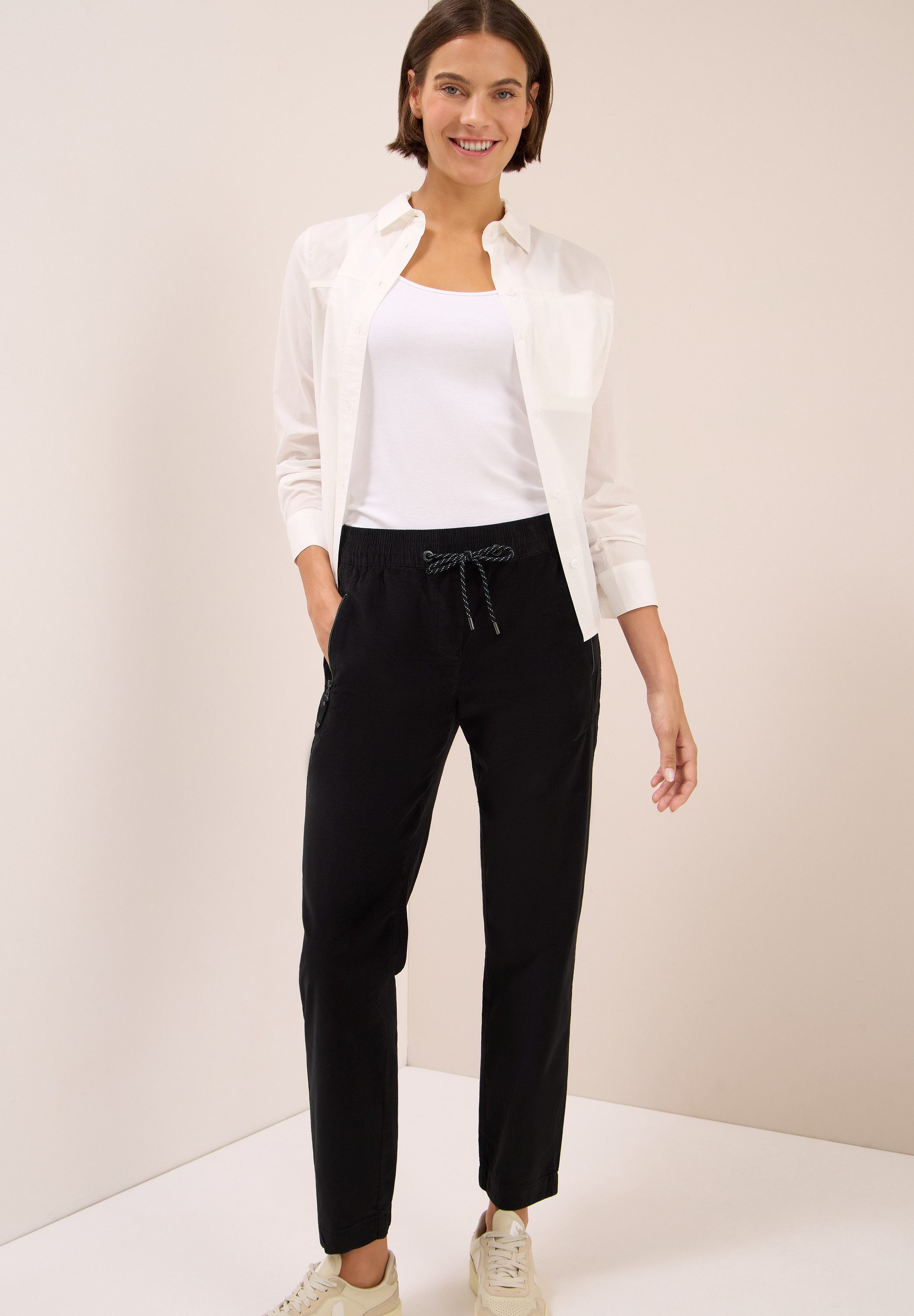 CECIL Cordhose Middle Waist