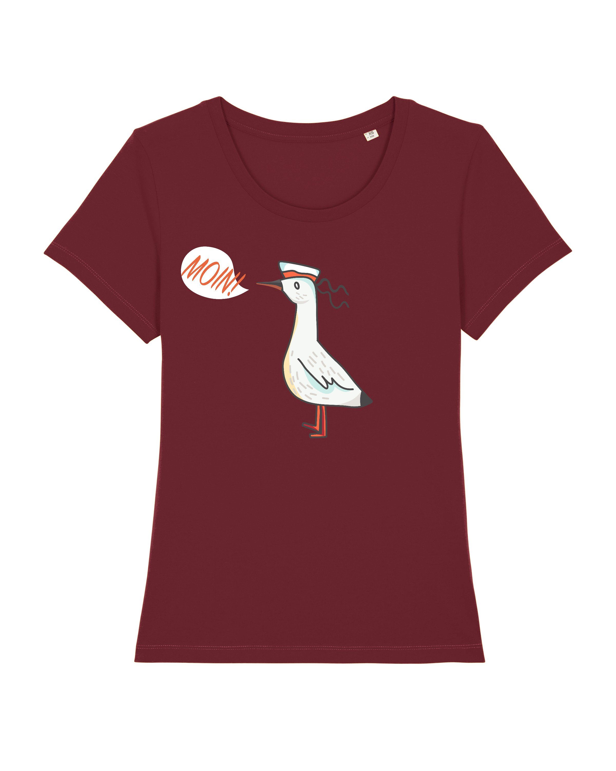 wat? Apparel Print-Shirt Seagull Moin pertrol (1-tlg)