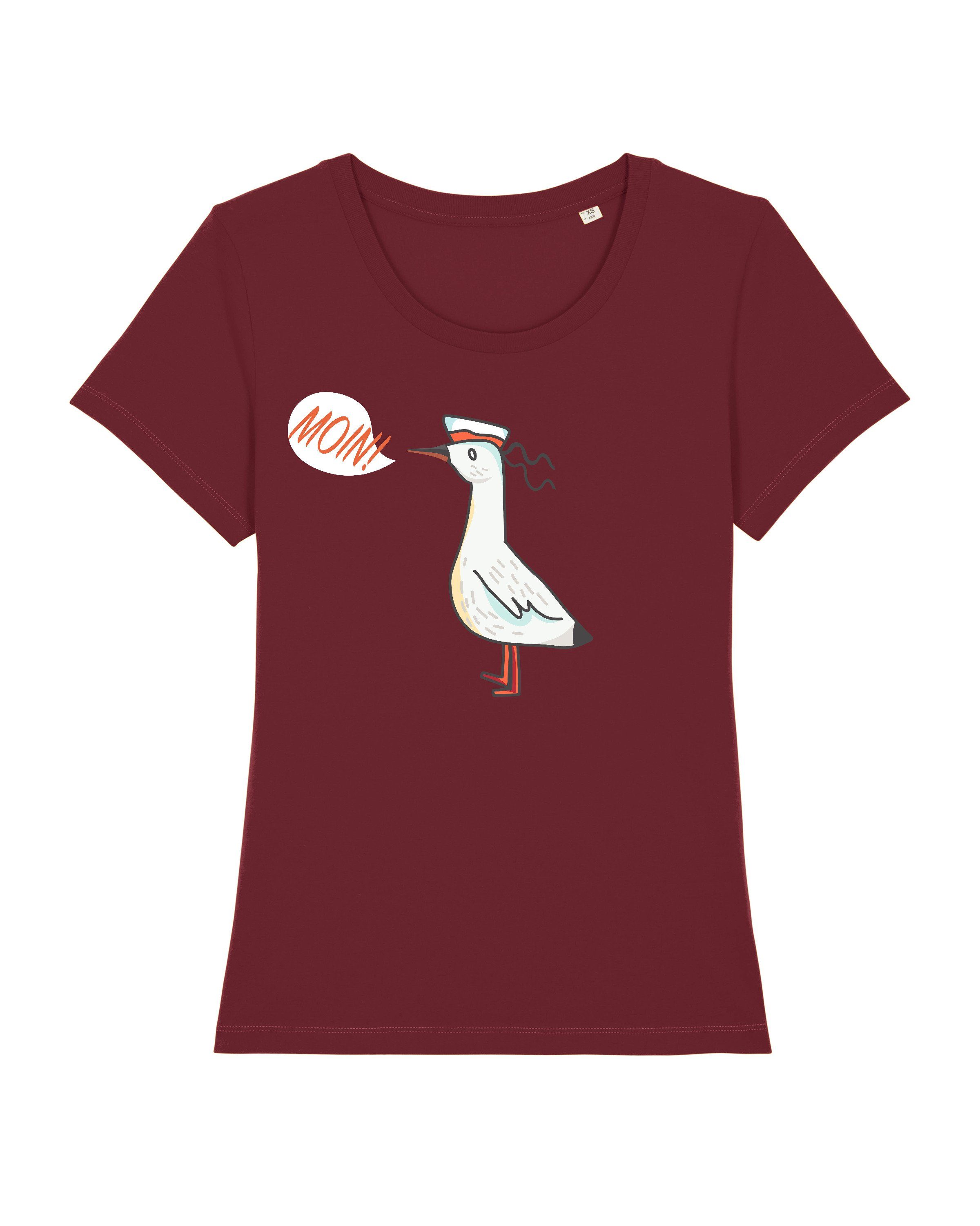 Moin Apparel Butter wat? Print-Shirt Seagull (1-tlg)