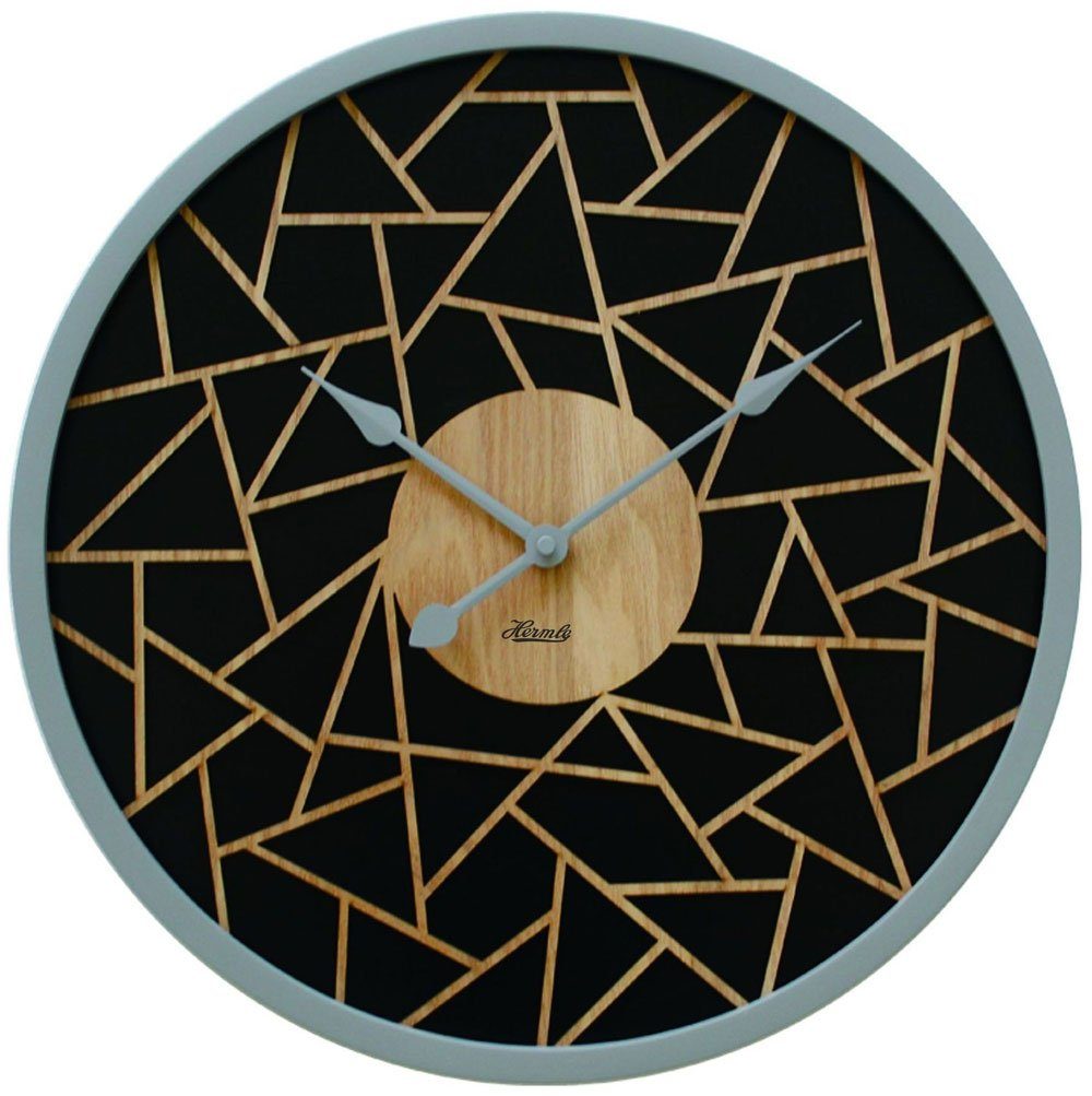 Hermle Wanduhr moderne Wanduhr, braun - Hermle Modell: 30102-002100