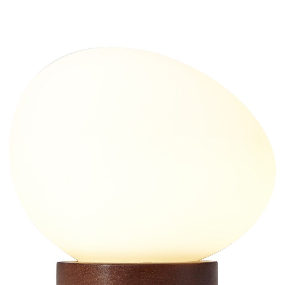 Qazqa Tischleuchte Sally, ohne Leuchtmittel, E27, Braun, Japandi, Holz, 1-f günstig online kaufen