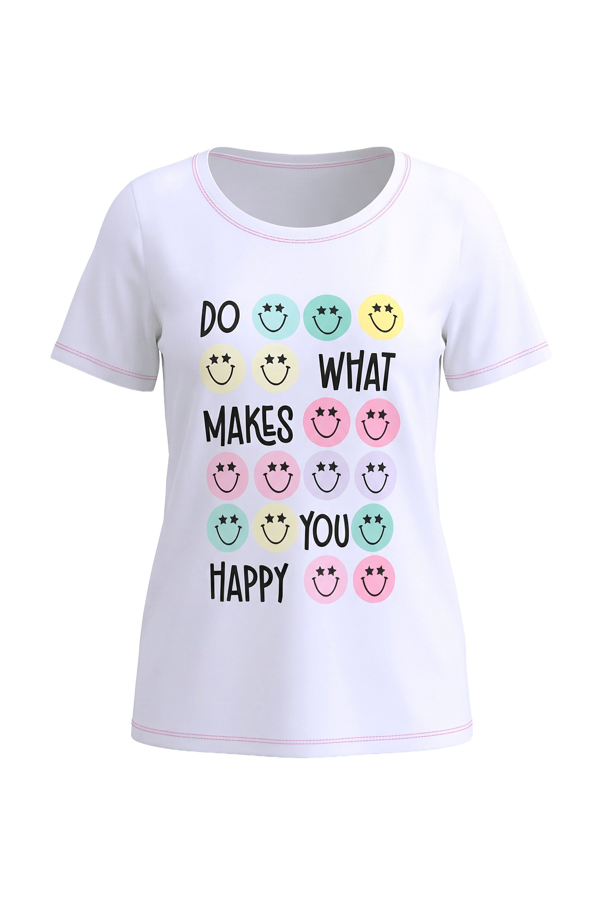 Angel of Style T-Shirt T-Shirt Komfort Fit Smileys Halbarm günstig online kaufen