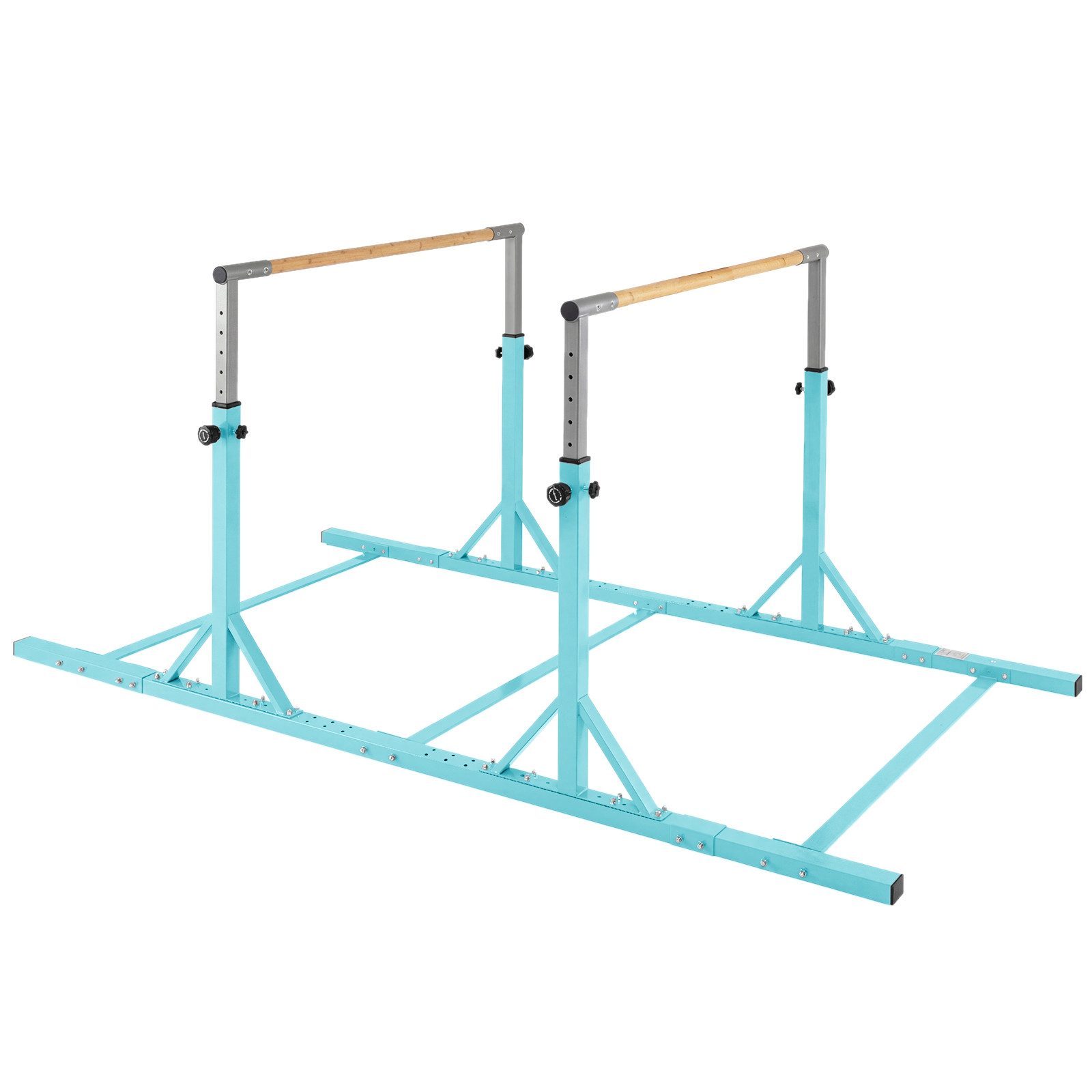 COSTWAY Turnreck, Doppelte horizontale Stangen, 250 cm Gymnastik-Barren