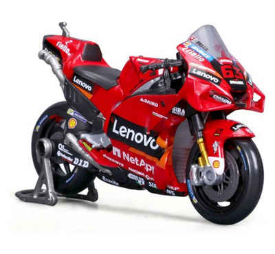 Maisto® Modellmotorrad Ducati Desmosedici GP Lenovo '22 #63 Francesco Bagnaia, Maßstab 1:18