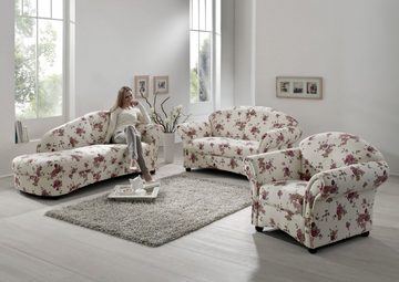 Max Winzer® 2,5-Sitzer Corona Sofa 2,5-Sitzer beige Flachgewebe, 1 Stück, Made in Germany
