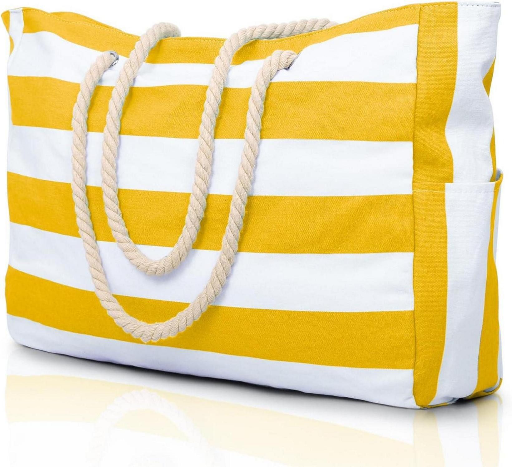 LuxusKollektion Strandtasche Strandtasche XXL Damen Tote günstig online kaufen