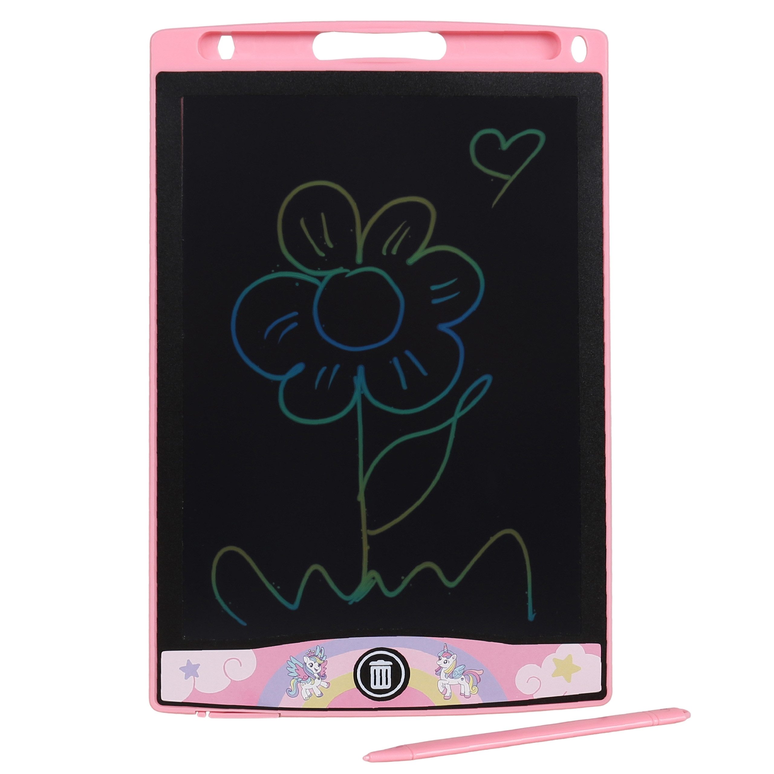 Sarcia.eu Lernspielzeug LCD Zeichentablett für Mädchen – Schreibtafel mit Stylus 10"