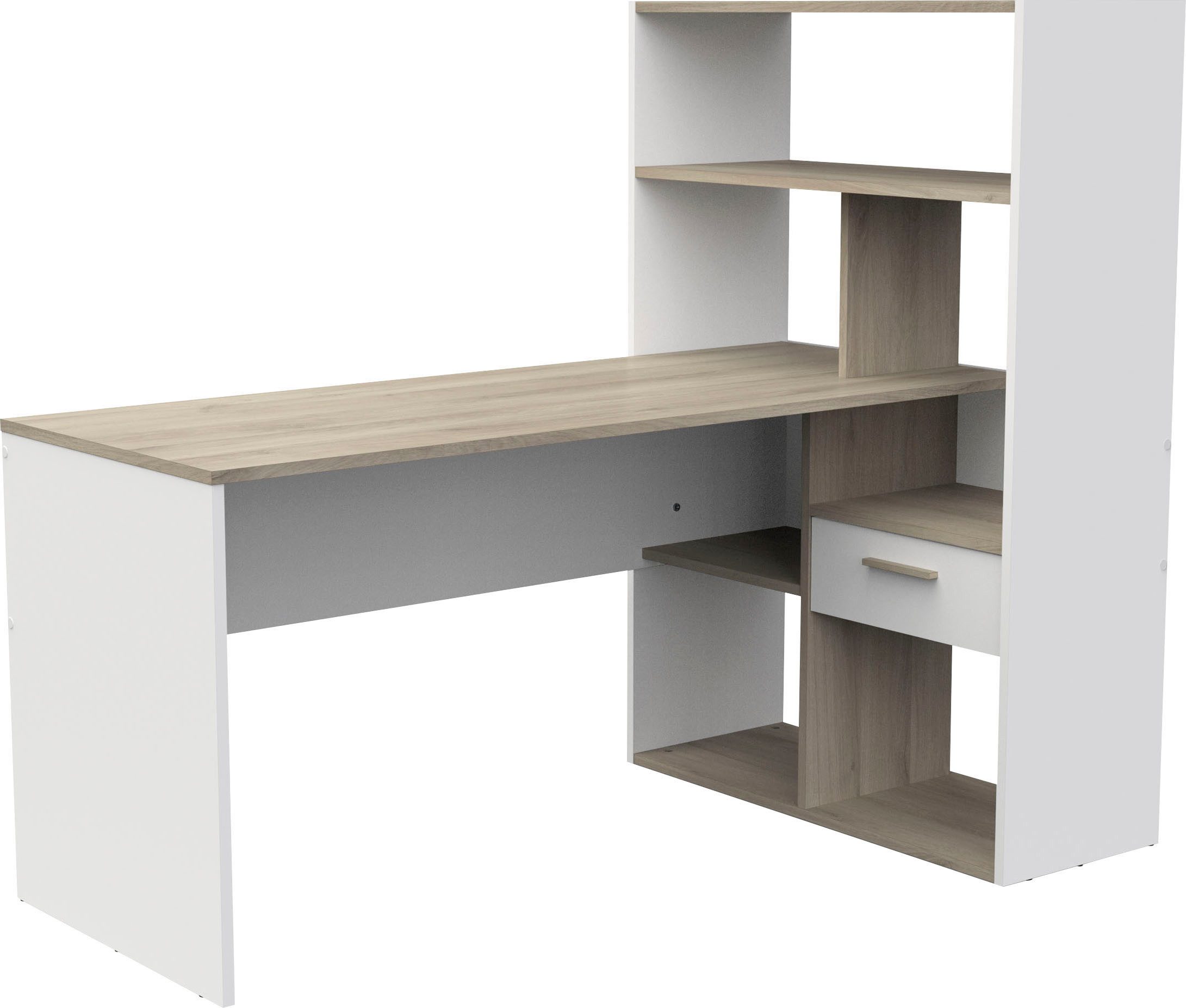 Demeyere GROUP Schreibtisch Strate, Schreibtisch Regal 1 Schublade