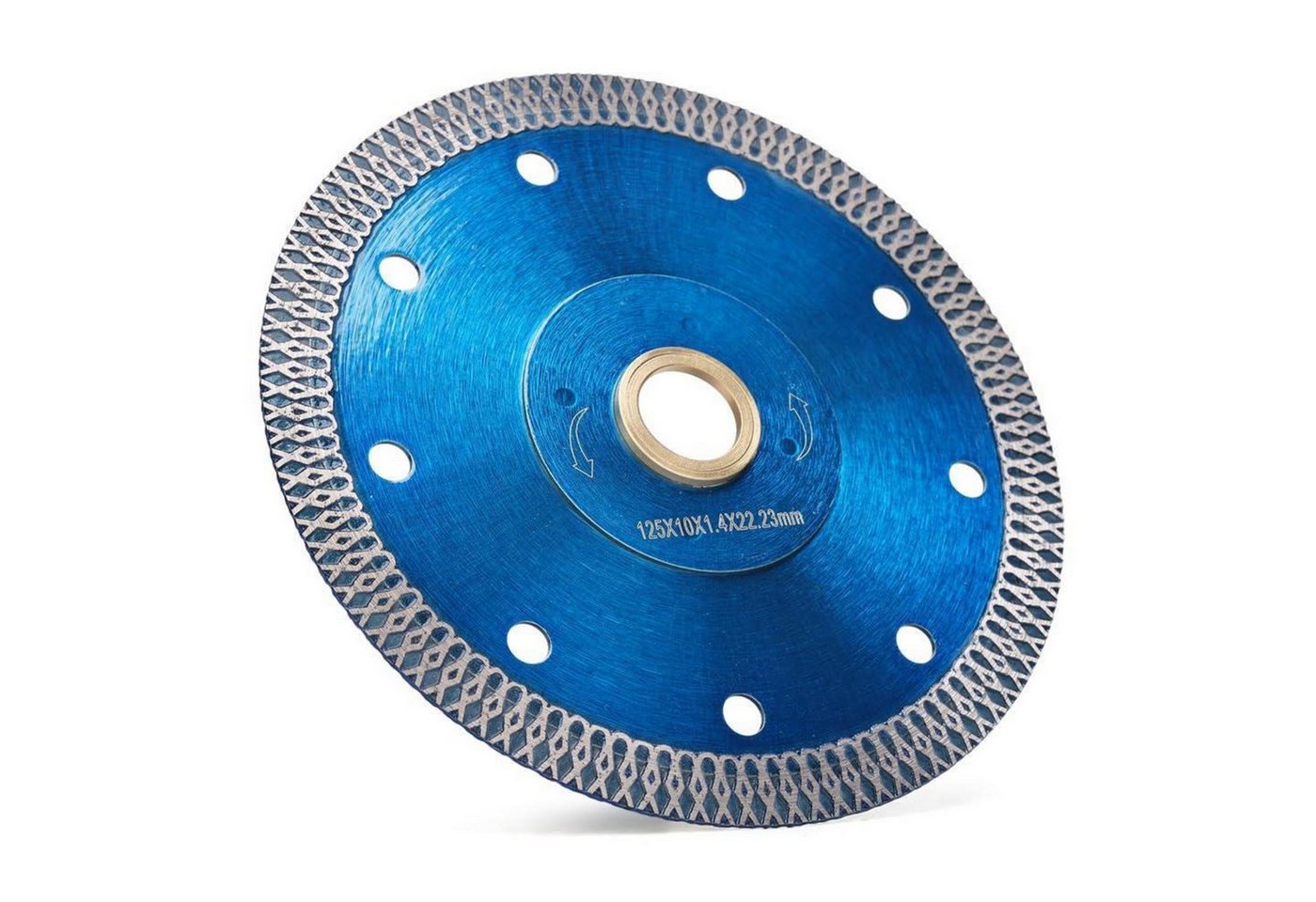 LuxusKollektion Diamanttrennscheibe Diamanttrennscheibe Turbo Granit Marmor Fliesen Beton 125mm