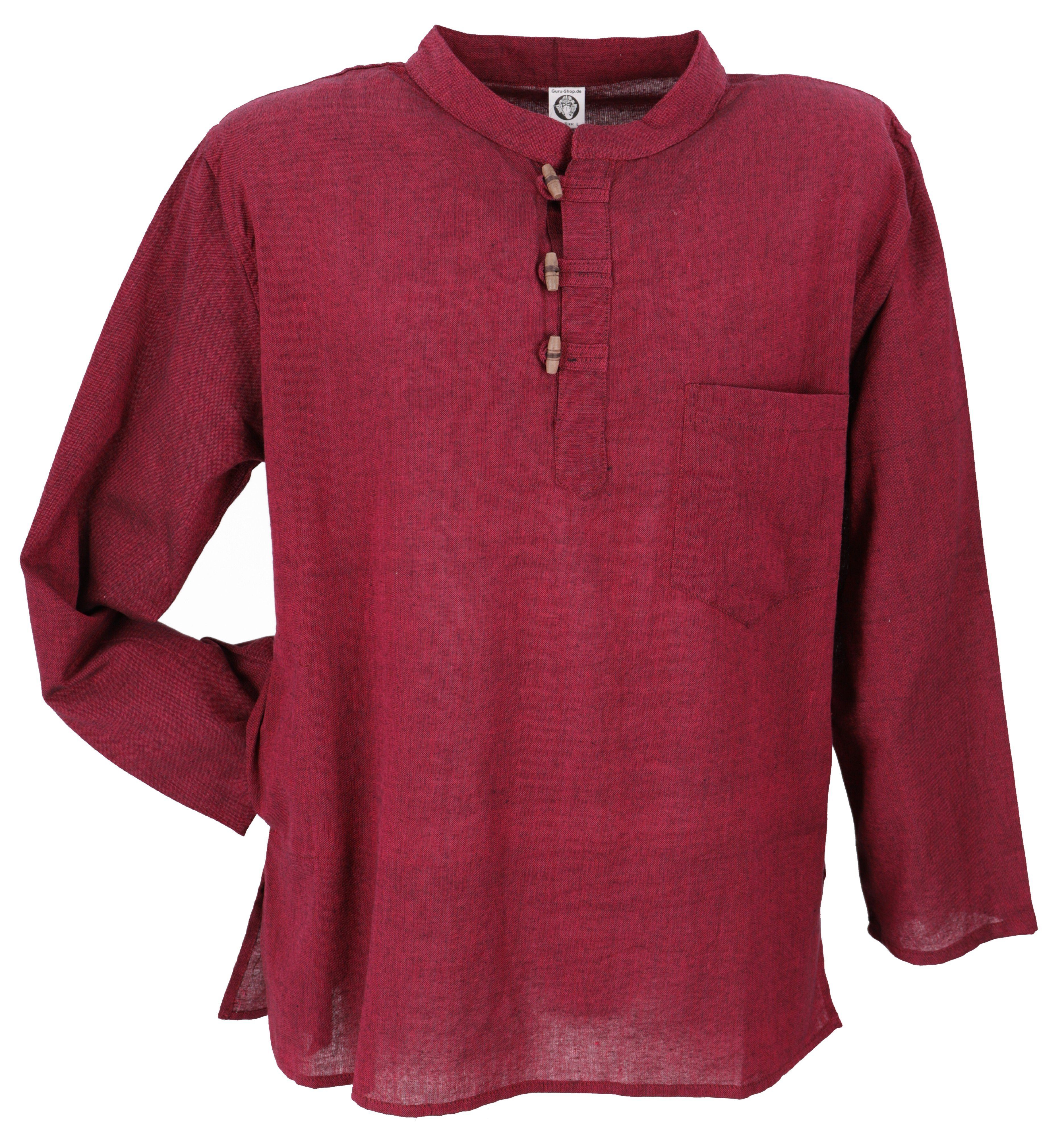 Guru-Shop Hemd & Shirt Nepal Fischerhemd, Goa Hippie Hemd, Yogahemd,.. Ethn günstig online kaufen