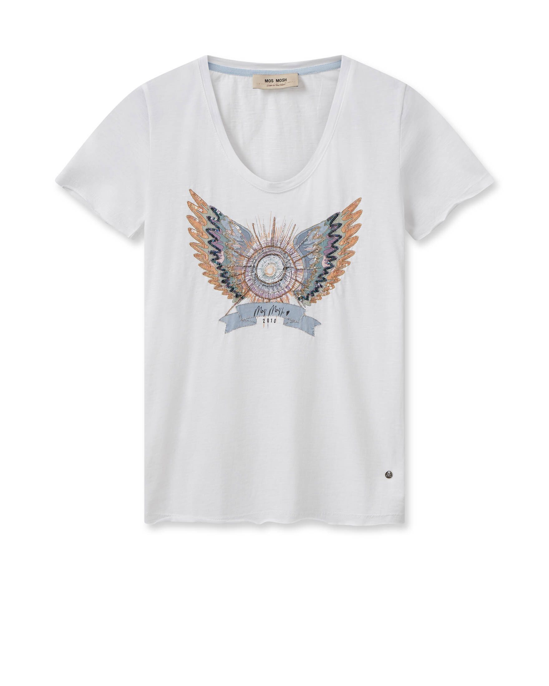 Mos Mosh T-Shirt Damen T-Shirt MMGETHI DECO TEE (1-tlg)