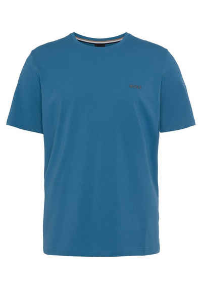 BOSS T-Shirt mit kontrastfarbenem Logo