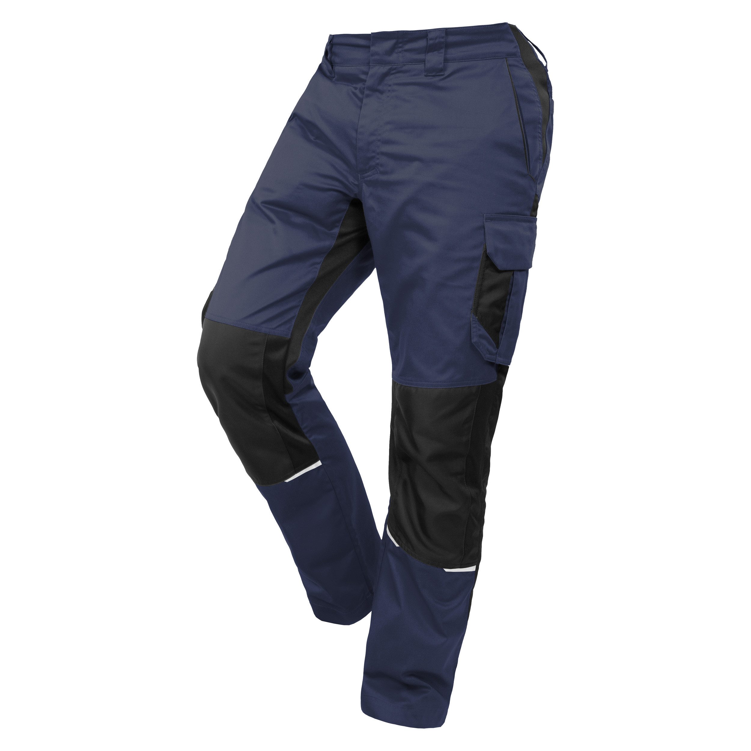 Qualitex Workwear Arbeitsbundhose Slim-Fit Damen-Arbeitshose, strapazierfähige Stretch-Hose-Damen (1-tlg) Robust wie eine Jeans, Herren Hose auch als Latzhose erhältlich