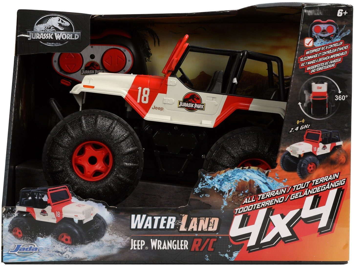 JADA RC-Auto ferngesteuertes Auto RC Jurassic World Sea and Land Jeep 253255045