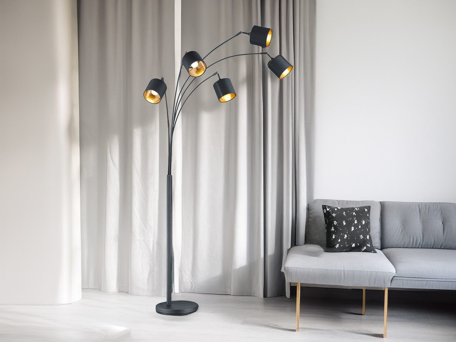 Reality Leuchten LED Stehlampe, Dimmfunktion, LED günstig online kaufen