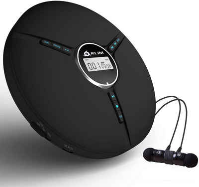 KLIM Tragbarer Discman, inklusive Навушники Stereo-CD Player (hochwertiger CD-Spieler für unverwechselbares Hörerlebnis)