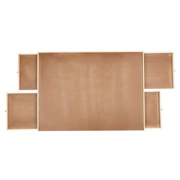 HI Puzzlematte Puzzletisch mit 4 Schubladen 90x 67x4,5 cm Holz