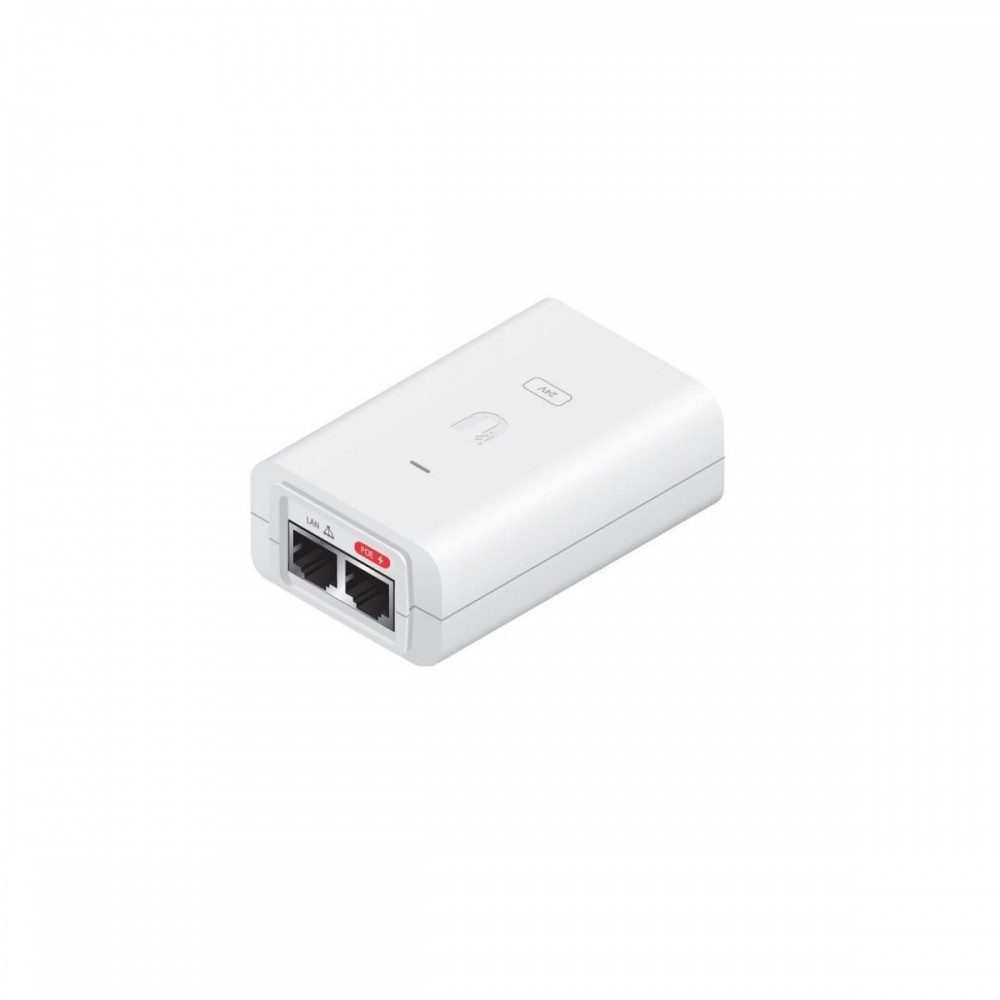 Ubiquiti Networks Ubiquiti PoE-Injektor POE-24-30W-G-WH, 24V Netzwerktechnik. Netzteil (Überspannungsschutz integriert)