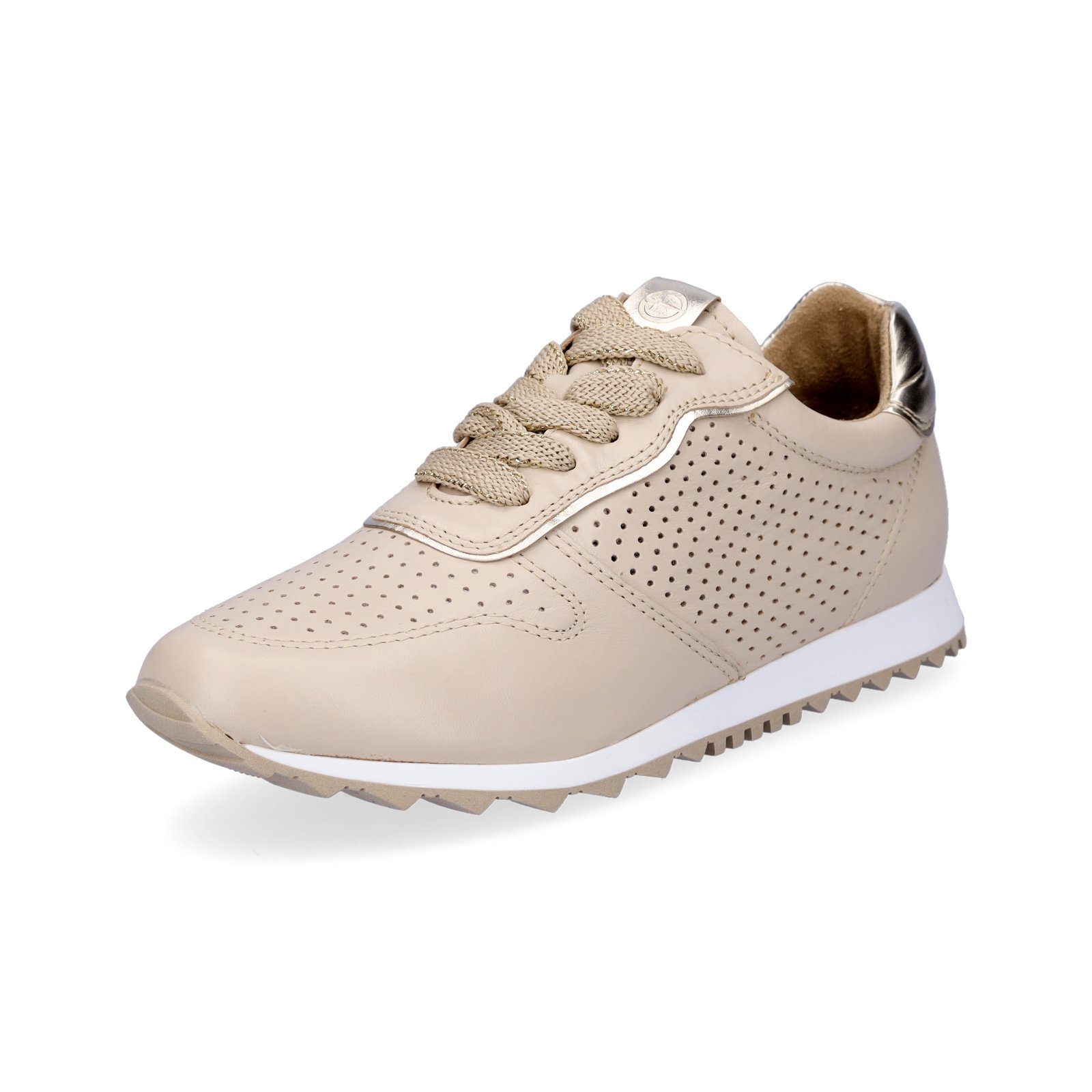 Tamaris Tamaris Damen Leder Sneaker beige gold Sneaker