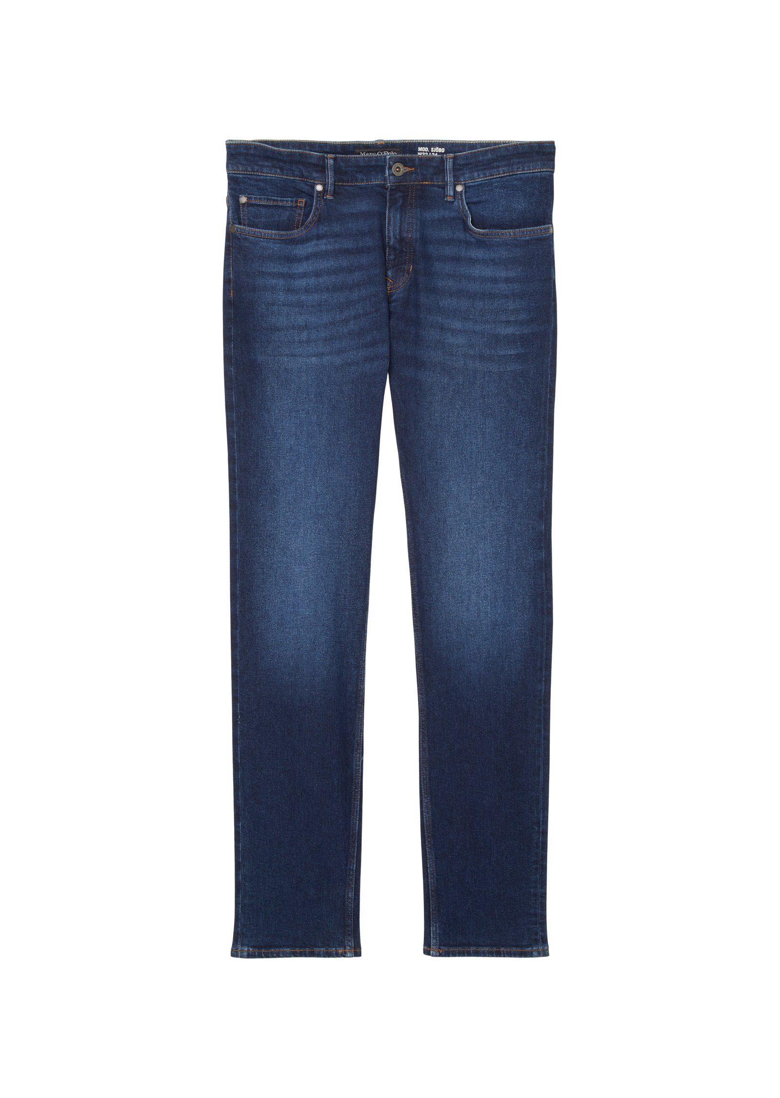 aus O'Polo Marc 5-Pocket-Jeans Bio-Baumwolle-Mix dunkelblau