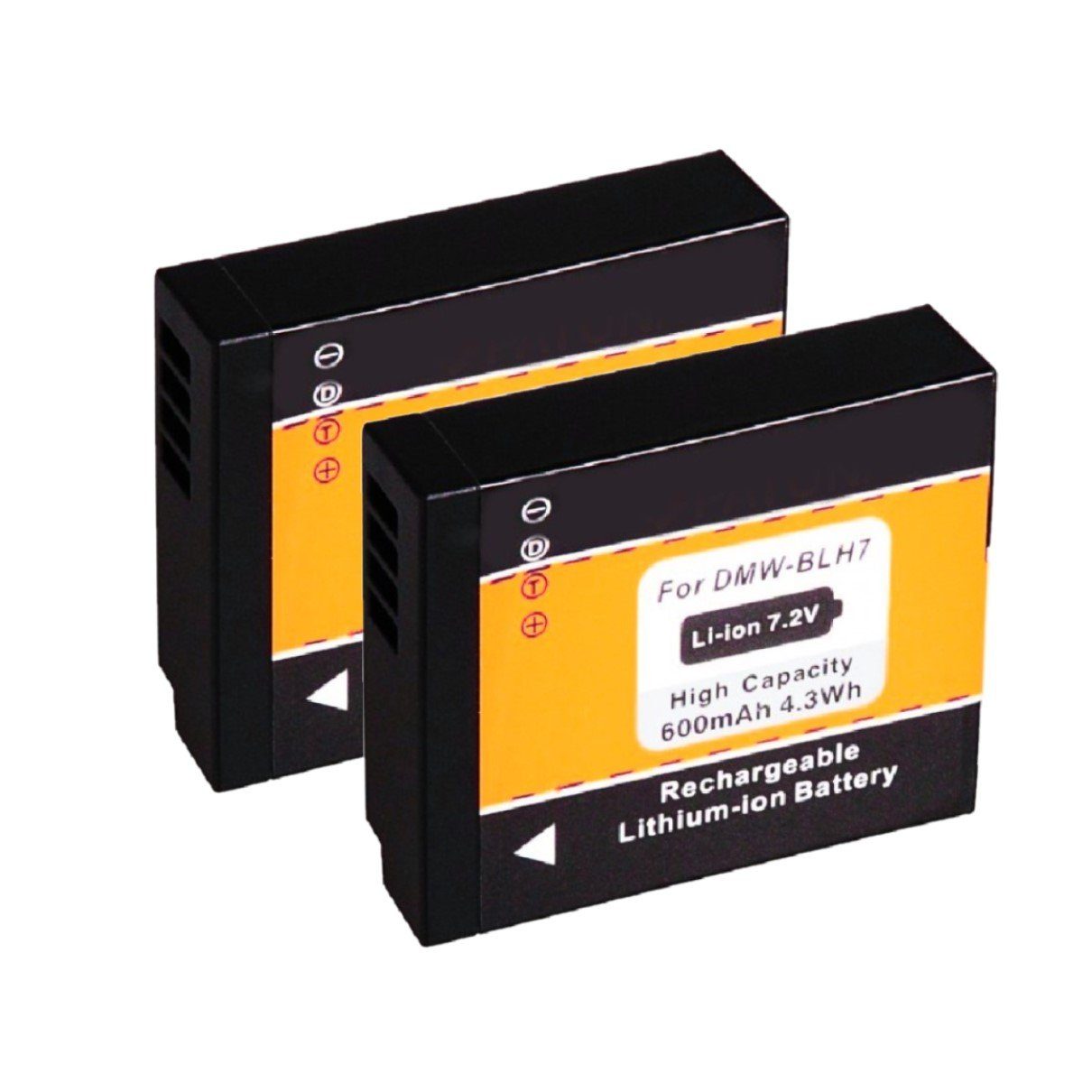 GOLDBATT 2x Akku für Panasonic DMC-GM1 DMW-BLH7E GM1 BLH7E Kamera-Akku Ersatzakku 6000 mAh (7,2 V, 2 St), 100% kompatibel mit den Original Akkus durch maßgefertigte Passform inklusive Überhitzungsschutz