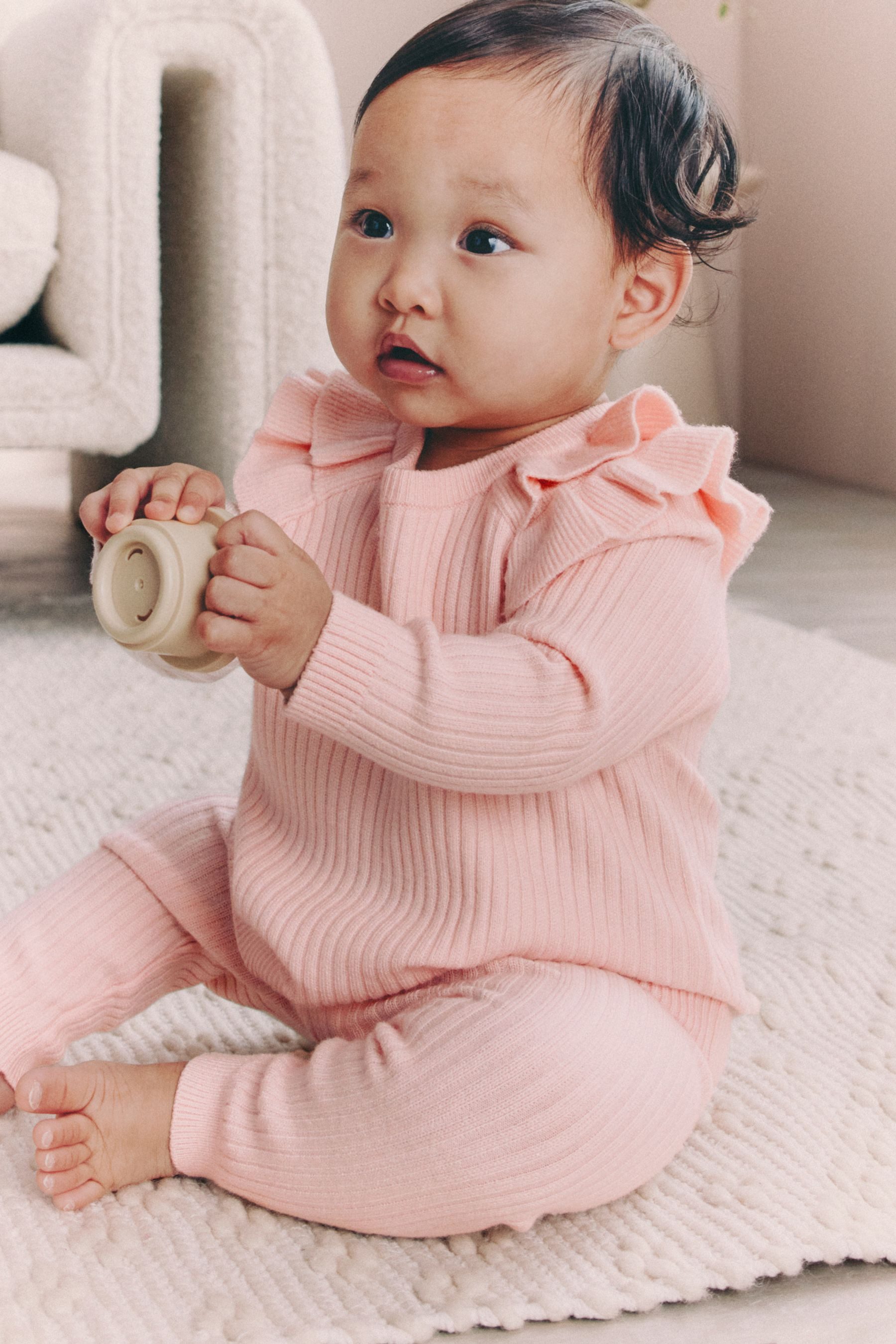 Next Top & Leggings Baby-Strickpullover und Leggings, 2-teiliges Set (2-tlg)