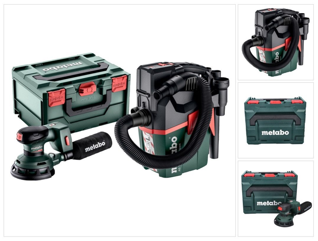 metabo Akku-Exzenterschleifer Set SXA 18 LTX 125 BL 18 V 125 mm