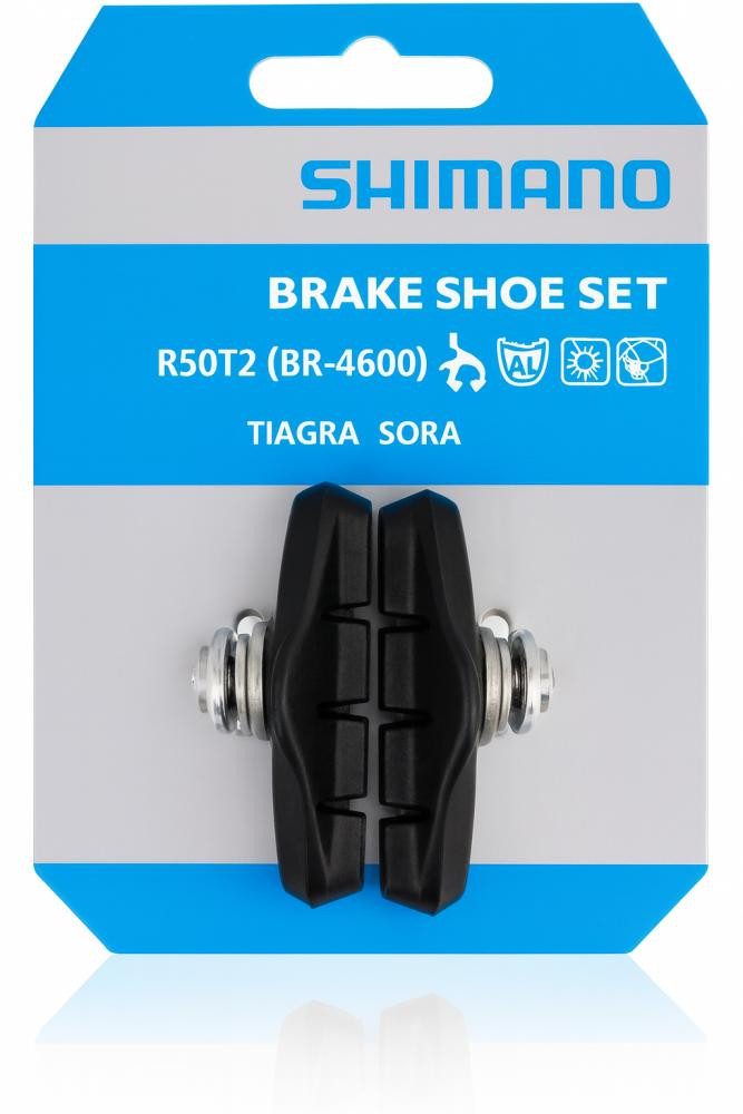 Shimano Bremsschuh Shimano Bremsschuhe R50T2 50 mm für Rennbremse BR-4600/4500/3400/R450
