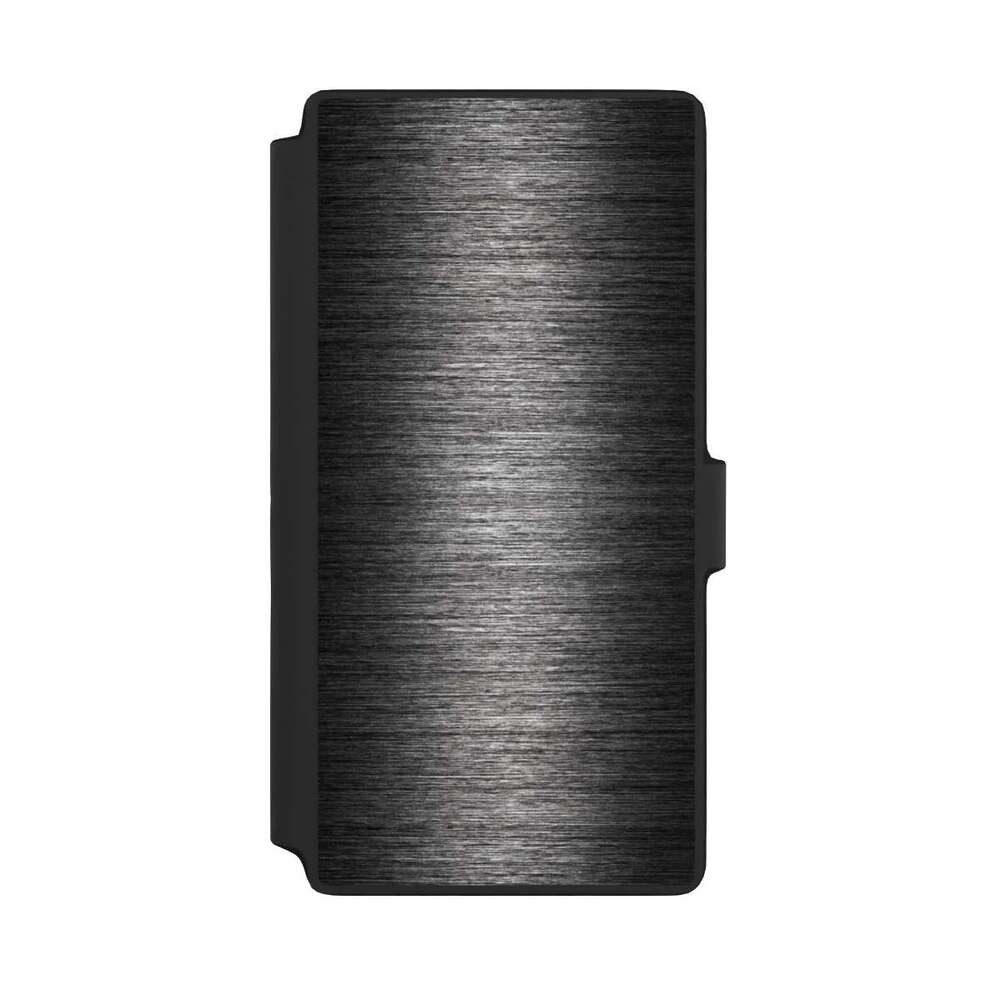 NIVOCASE Handyhülle Metallic Look Metal Anthrazit Metal Look - Anthrazit, Samsung Galaxy S22 Ultra Klapphülle Handyhülle aus Kunst Leder
