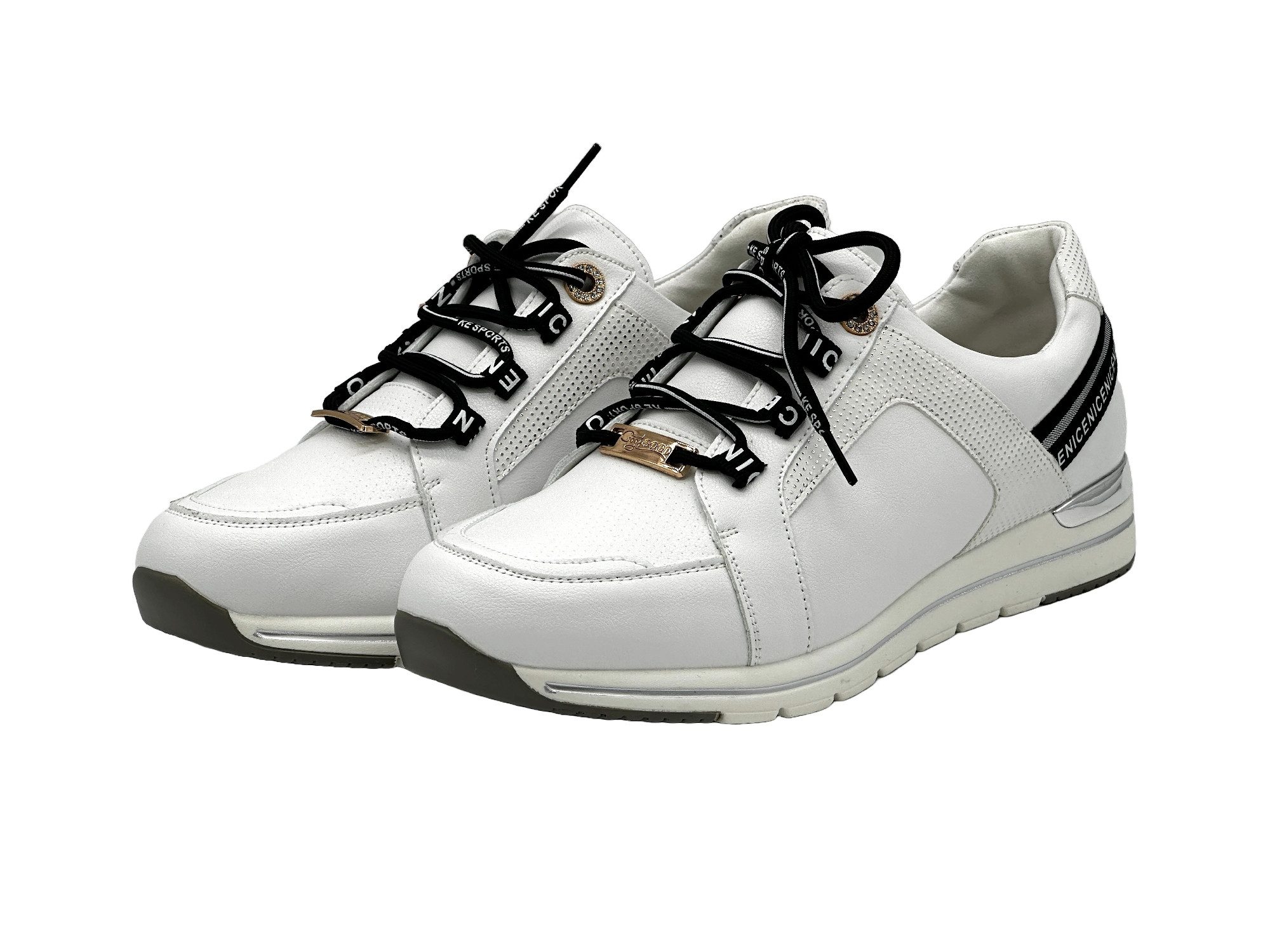 Nowaland Damen Freizeitschuhe Leichter Plateau-Schuh Sneaker Leicht, Pflegeleicht, Komfortabel