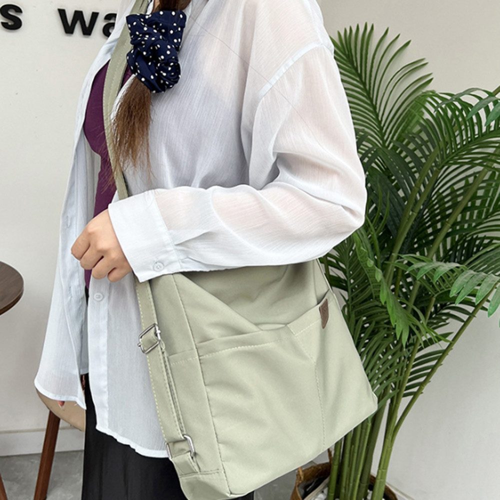 Zaewry Schultertasche Rucksack Tasche 3 in 1 Damen, Wasserdichte Nylon-Schultertasche (Kann als Rucksack, Umhängetasche oder Schultertasche getragen werden), Ge – Bild 5 von 5