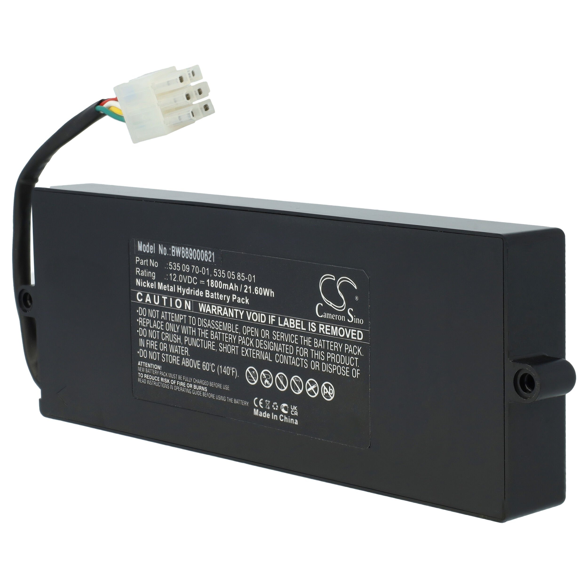 vhbw Ersatz für Akku 05 (12 535 535 04 Husqvarna NiMH für V) 1800 mAh 85-01 06-01